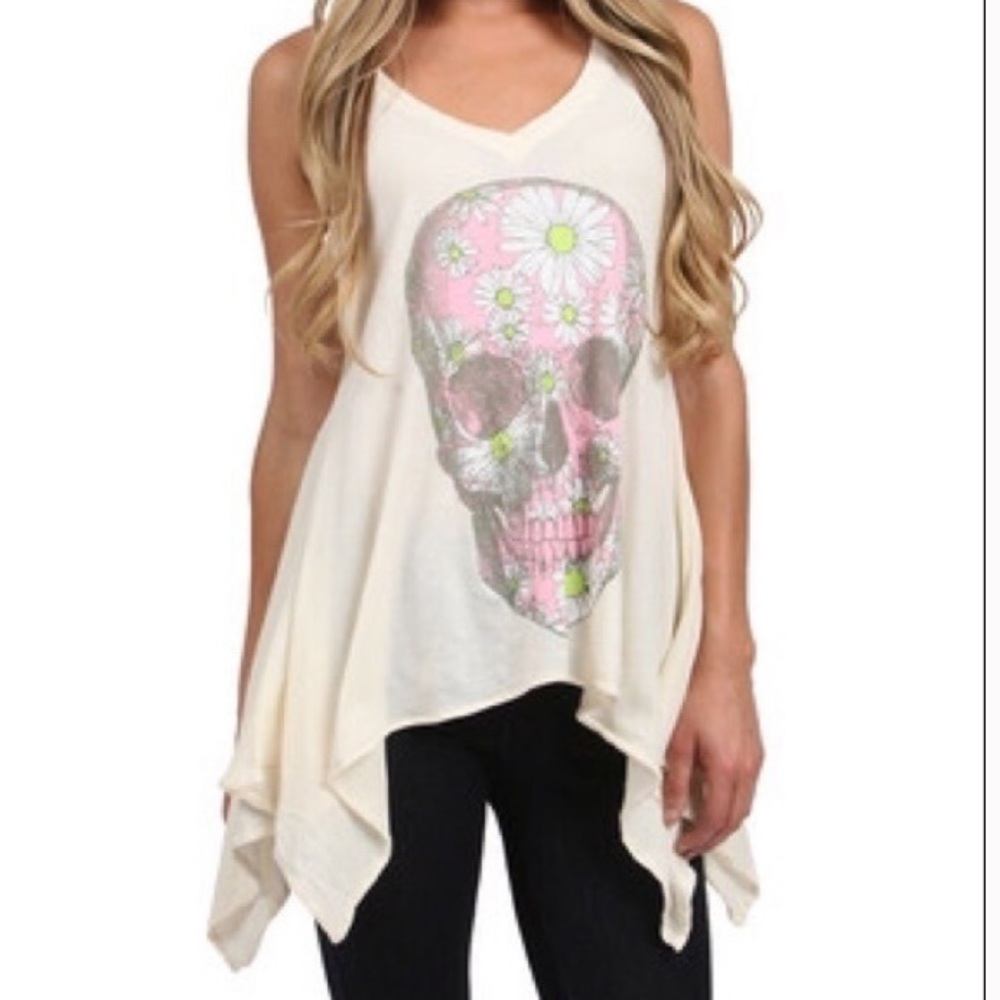 NWOT✨WILDFOX Daisy Skull Tank
